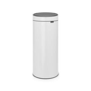 Brabantia Touch Bin Afvalemmer - 30 liter - kunststof binnenemmer - wit 115141