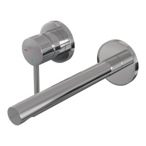 BRAUER Stripe Inbouw Wastafelmengkraan - rechte uitloop en rozetten - model A2 - chroom 5-CE-335