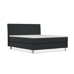 BRUNO Original boxspring 200x200cm in Antraciet | Bekroond design volgens Duitse kwaliteitsmaatstaven