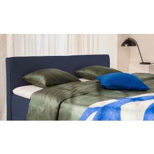 BRUNO Premium Boxspring 160x200cm in Blauw | Matrashardheid: Links H2 / Rechts H2 | Meervoudig bekroond voor design en kwaliteit