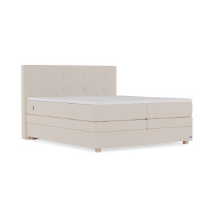 BRUNO Original boxspring met opbergruimte 200x200cm in Beige | Ruimtebestarend en zelf samen te stellen