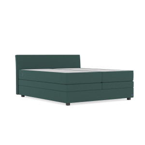 BRUNO Original boxspring met opbergruimte 200x200cm in Groen | Ruimtebestarend en zelf samen te stellen