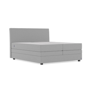 BRUNO Original boxspring met opbergruimte 180x200cm in Licht grijs | Ruimtebestarend en zelf samen te stellen