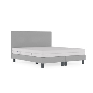 BRUNO Comfort boxspring 140x200cm in Licht grijs | 100 jaar kwaliteitservaring voor de beste prijs