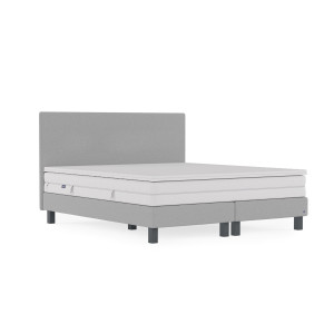 BRUNO Comfort boxspring 200x200cm in Licht grijs | 100 jaar kwaliteitservaring voor de beste prijs