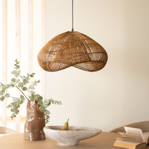 By-Boo Hanglamp 'Lunar' 54 x 52cm, kleur Bruin