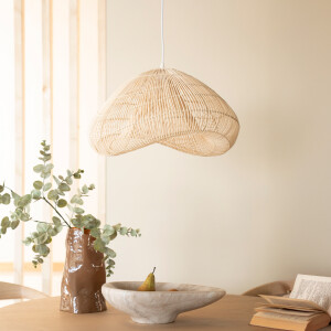 By-Boo Hanglamp 'Lunar' 54 x 52cm, kleur Naturel
