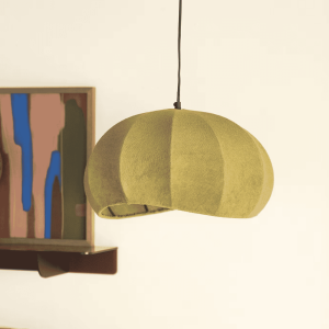 By-Boo Hanglamp 'Vinta' Katoen, kleur Groen