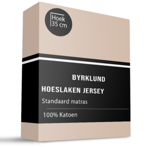 Hoeslaken Katoen - Jersey Stretch - Oud Roze - 90x200cm - Roze - Byrklund - Dekbed-Discounter.nl