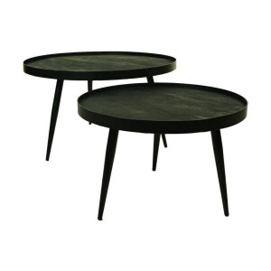 Set van 2 ronde salontafels Emmeth | HSM Collection
