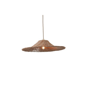 GOOD&MOJO Hanglamp 'Cancun' Rattan, 53cm, kleur Naturel