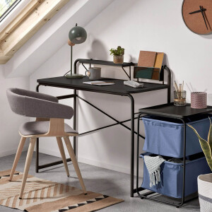 Kave Home Bureau 'Foreman', kleur Zwart