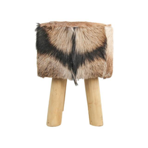 Vierkante Kruk Geitenhuid | HSM Collection