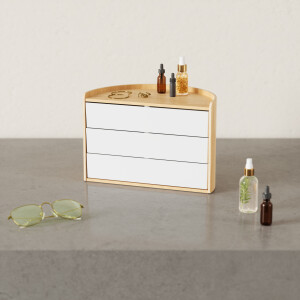 Umbra Sieradendoos 'Moona' kleur Wit/Naturel