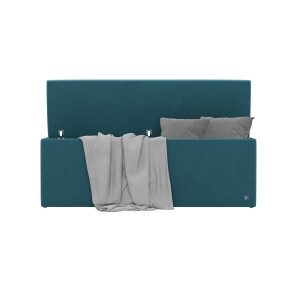 BRUNO opbergbank 140cm in turquoise | extra opbergruimte & elegant design