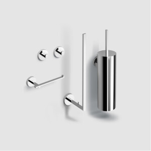 Clou Flat Toilet Accessoireset - 4-delig - chroom CL/09.02099.29.01