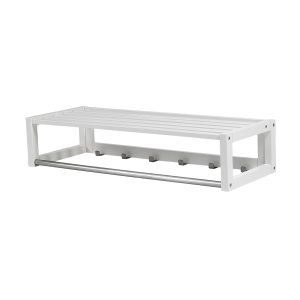 Confetti kapstok met hoedenplank wit - 80 cm