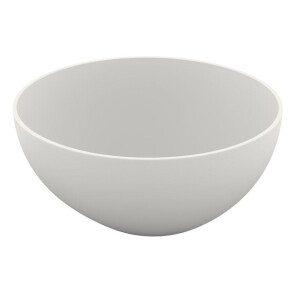 Crosstone by Arcqua Loeffi Waskom 38x38cm rond Solid Surface Mat Wit CTS2102