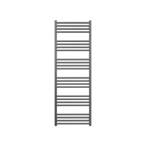 Crosswater MPRO handdoekradiator - 138x48cm - 568 watt - geborsteld slate (gunmetal) MP48X1380T