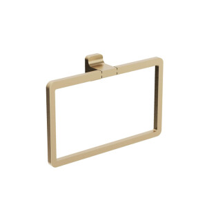 Crosswater Rotar Handdoekring - 23x15.5cm - geborsteld messing RT013F