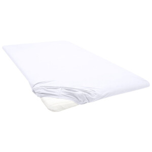 Biberna Jersey hoeslaken (Wit, 140-160 x 200 cm)