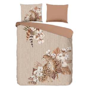 Dekbedovertrek Katoen-Flanel - Chevy - Lits-Jumeaux (240x220 Cm) - Meerkleurig Katoen Flanel - Bloemen - Good Morning - Dekbed-Discounter.nl