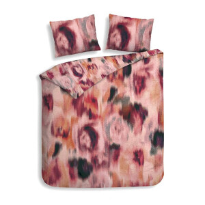 Dekbedovertrek Katoen - Jolijnn - Tweepersoons (200x200 Cm) - Rood Katoen - Patroon - Heckett Lane - Dekbed-Discounter.nl