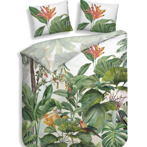 Dekbedovertrek Katoen-Satijn - Double Face - Elisa - Tweepersoons (200x200 Cm) - Wit Katoen-satijn - - Heckett Lane - Dekbed-Discounter.nl