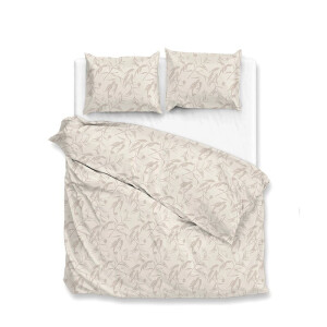 Dekbedovertrek Katoen-Satijn - Flori Di Satinado - Off White - Lits-Jumeaux XL (260x200 Cm) - Off-white Katoen-satijn - Effen - Zo!Home - Dekbed-Discounter.nl