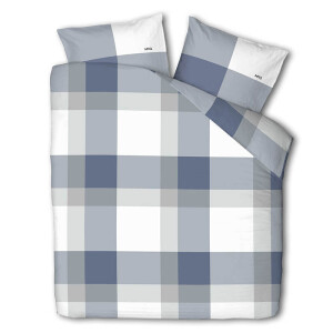 Dekbedovertrek McGregor Katoen Flanel Blue Check Ruiten 140x200 Cm Verwarmend McGregor - Dekbed-Discounter.nl