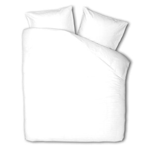 Dekbedovertrek Percale Katoen Plain Wit Effen 240x200 Cm Presence - Dekbed-Discounter.nl