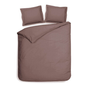 Dekbedovertrek Punto Katoen Satijn Rosé Stippen 260x200 Cm Verkoelend Heckett Lane - Dekbed-Discounter.nl