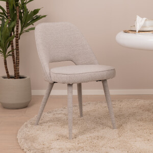 Light & Living Eetkamerstoel 'Djeslin' kleur Lichtgrijs