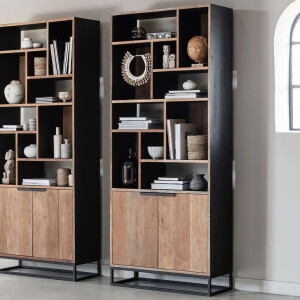 DTP Home Wandkast 'Cosmo' Teakhout, 215 x 90cm