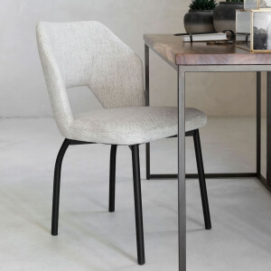 MUST Living Eetkamerstoel 'Bloom' kleur Naturel