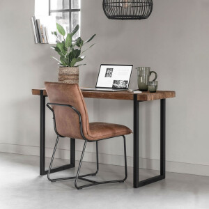 DTP Home Bureau 'Beam' Teakhout, 120 x 50cm, kleur Naturel