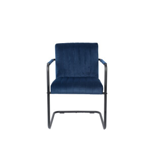 Eetkamerstoel Stitched velvet | Dutchbone
