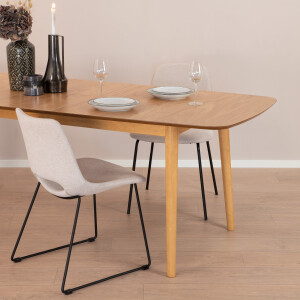 Sohome Uitschuifbare Eettafel 'Montreux' Eiken, 180-219 x 90cm