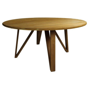 Eettafel Romy rond teak | HSM Collection