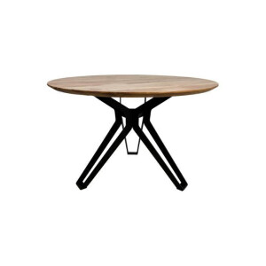 Eettafel Zurich rond acacia | HSM Collection