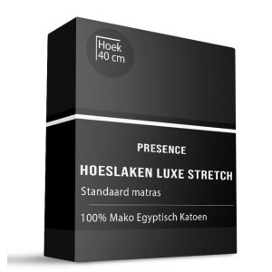 Hoeslaken - Mako Egyptisch Katoen - 70x200 cm - Taupe - Presence - Dekbed-Discounter.nl