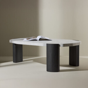 Nohr Organische Salontafel 'Ellen' Betonlook, 125 x 70cm