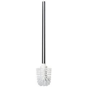 Emco borstelkop 70mm wit borstelsteel chroom 121500191