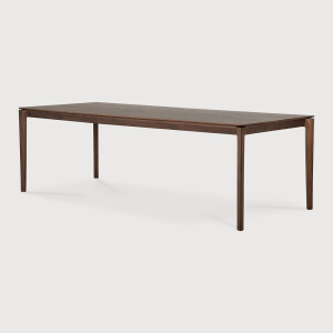 Ethnicraft Eettafel 'Bok' Gevernist Teakhout, 240 x 100cm