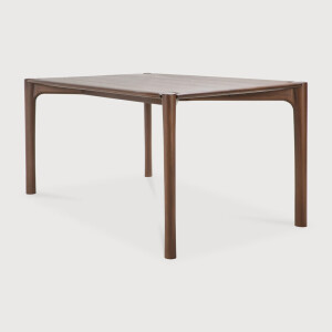 Ethnicraft Eettafel 'PI' Gevernist Teakhout, 180 x 90cm, kleur Bruin