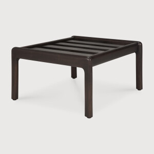 Ethnicraft Hocker 'Jack' Gevernist Mahoniehout, kleur Donkerbruin