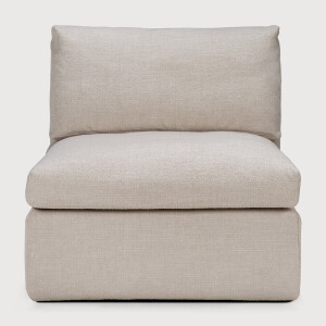 Ethnicraft Modulaire Bank 'Mellow' 1-zits, kleur Ivory