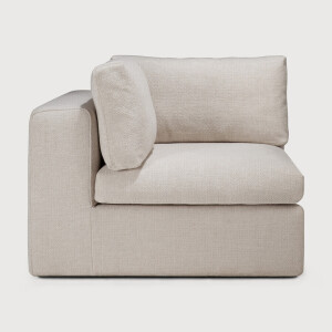 Ethnicraft Modulaire Bank 'Mellow' Hoek, kleur Ivory