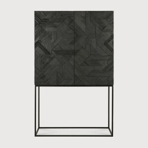 Ethnicraft Opbergkast 'Graphic' Gevernist Teakhout, 160 x 100cm
