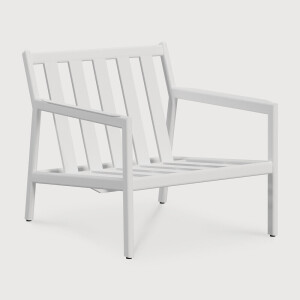 Ethnicraft Outdoor Fauteuil 'Jack' Aluminium, kleur Wit